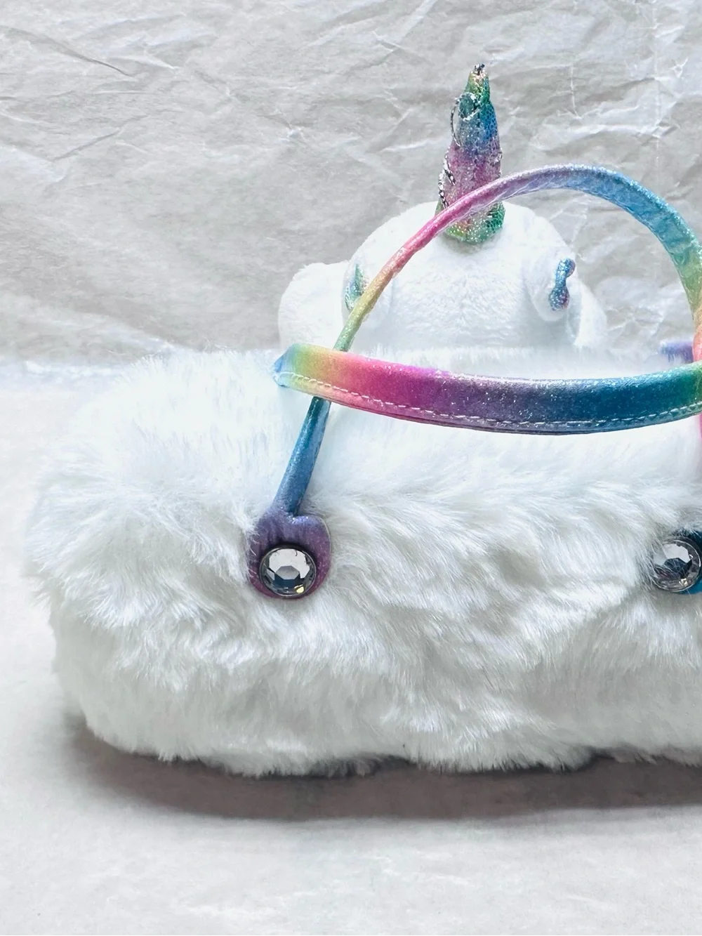 The Children’s Place Girls Unicorn Faux Fur Handbag
